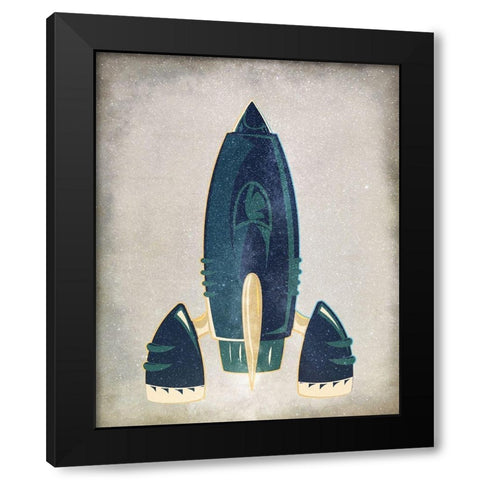 To Space 2 Black Modern Wood Framed Art Print by Allen, Kimberly