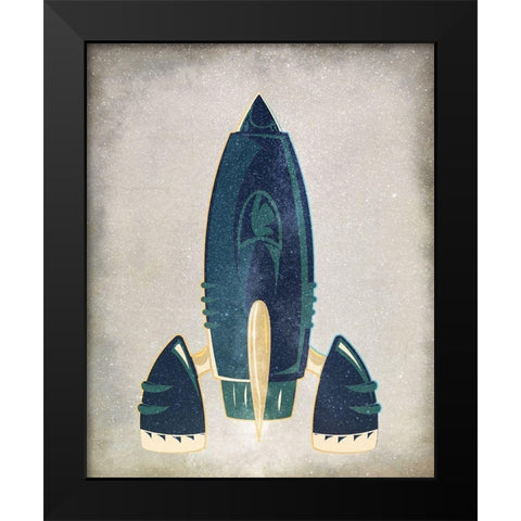 To Space 2 Black Modern Wood Framed Art Print by Allen, Kimberly