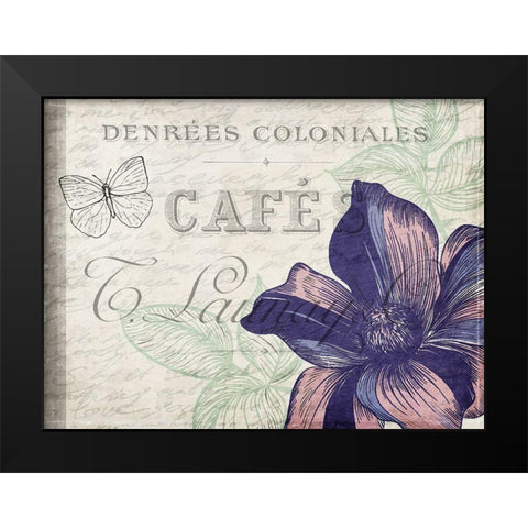 Lilac 1 Black Modern Wood Framed Art Print by Kimberly, Allen