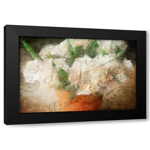 Rue Rolland Black Modern Wood Framed Art Print with Double Matting by Kimberly, Allen