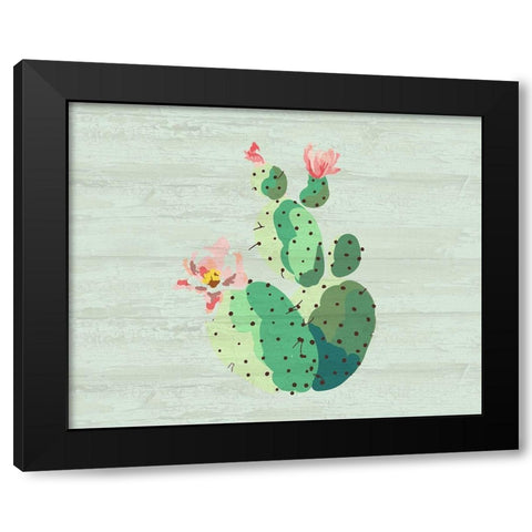 Cacti 1 Black Modern Wood Framed Art Print by Kimberly, Allen