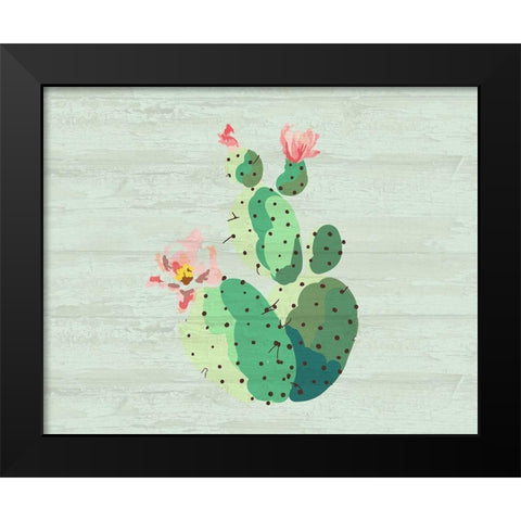 Cacti 1 Black Modern Wood Framed Art Print by Kimberly, Allen