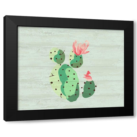 Cacti 2 Black Modern Wood Framed Art Print by Kimberly, Allen