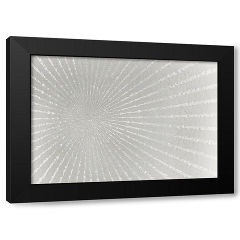 Silver Burst Black Modern Wood Framed Art Print with Double Matting by Kimberly, Allen