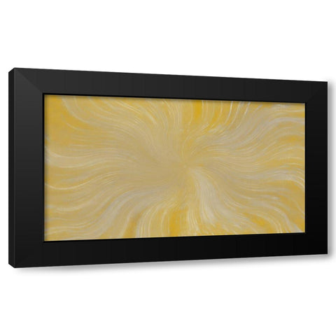 Yellow Dreams Black Modern Wood Framed Art Print by Kimberly, Allen