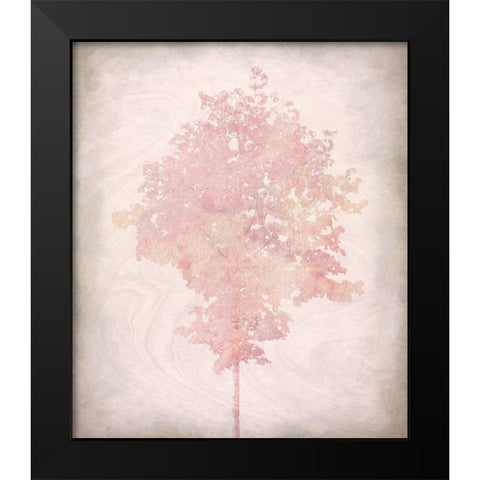 Pink Tree 1 Black Modern Wood Framed Art Print by Kimberly, Allen
