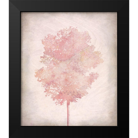 Pink Tree 2 Black Modern Wood Framed Art Print by Kimberly, Allen
