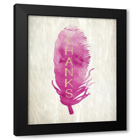 Leaf Tones 3 Black Modern Wood Framed Art Print by Kimberly, Allen