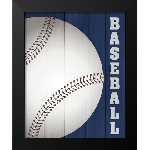 Play 3 Black Modern Wood Framed Art Print by Kimberly, Allen