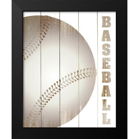 Lets Play 3 Black Modern Wood Framed Art Print by Kimberly, Allen