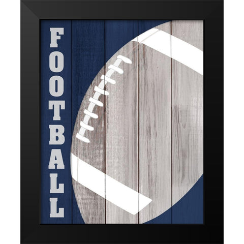 Play 4 Black Modern Wood Framed Art Print by Kimberly, Allen