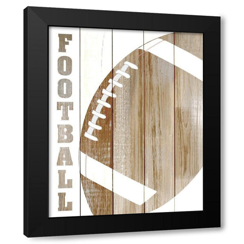 Lets Play 4 Black Modern Wood Framed Art Print by Kimberly, Allen