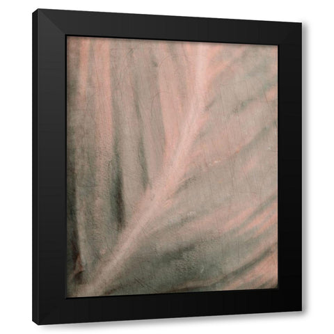 Shaded Leaf 1 Black Modern Wood Framed Art Print with Double Matting by Kimberly, Allen