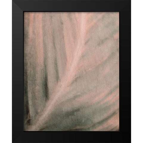 Shaded Leaf 1 Black Modern Wood Framed Art Print by Kimberly, Allen