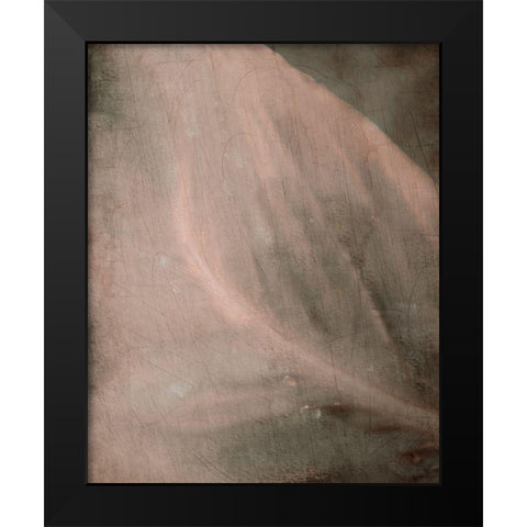 Shaded Leaf 2 Black Modern Wood Framed Art Print by Kimberly, Allen