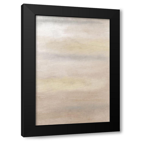 Shades of Taupe Black Modern Wood Framed Art Print with Double Matting by Kimberly, Allen