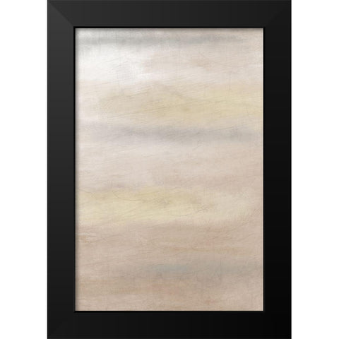 Shades of Taupe Black Modern Wood Framed Art Print by Kimberly, Allen