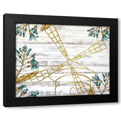 Paris 4 Black Modern Wood Framed Art Print by Kimberly, Allen