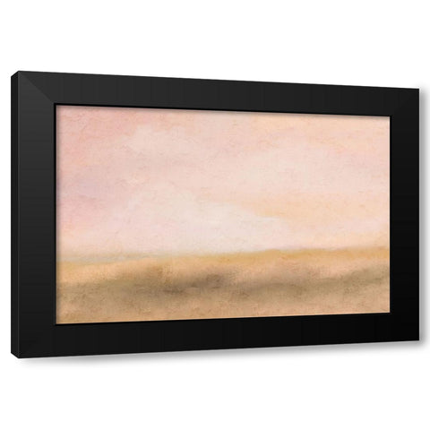 Pink Dusk Black Modern Wood Framed Art Print with Double Matting by Kimberly, Allen