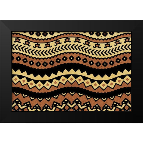 Print 3 Black Modern Wood Framed Art Print by Kimberly, Allen