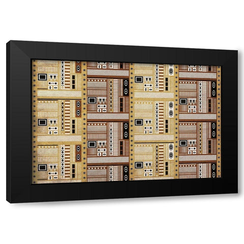 Print 4 Black Modern Wood Framed Art Print by Kimberly, Allen