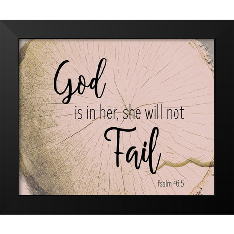 She is 3 Black Modern Wood Framed Art Print by Kimberly, Allen