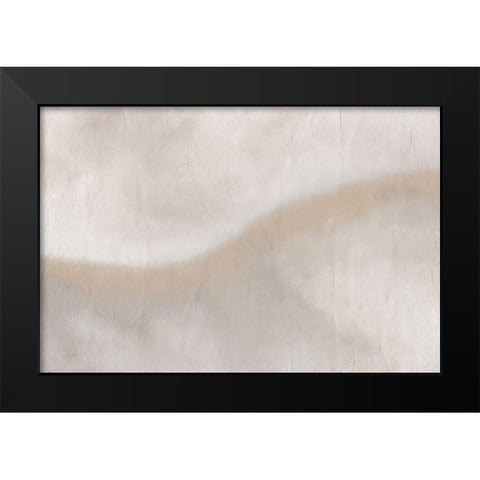 Wave Black Modern Wood Framed Art Print by Kimberly, Allen
