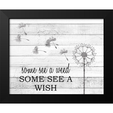 Some See Black Modern Wood Framed Art Print by Kimberly, Allen