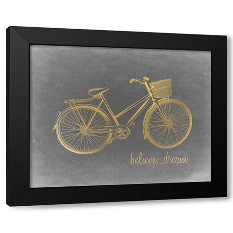 Life 5 Black Modern Wood Framed Art Print by Kimberly, Allen