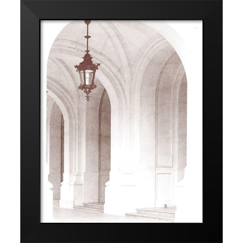 Arches 3 Black Modern Wood Framed Art Print by Kimberly, Allen