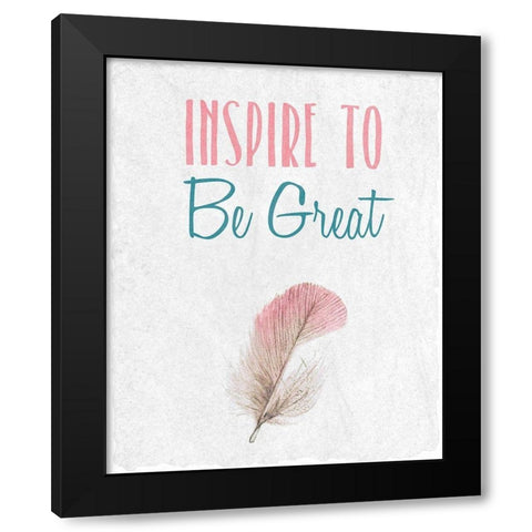 Inspire 3 Black Modern Wood Framed Art Print with Double Matting by Kimberly, Allen