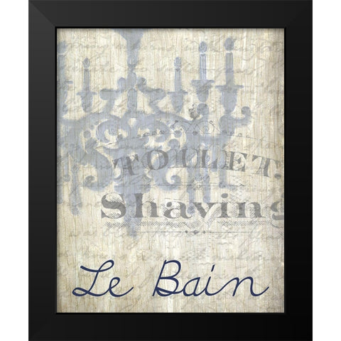 Baignoire 1 Black Modern Wood Framed Art Print by Kimberly, Allen