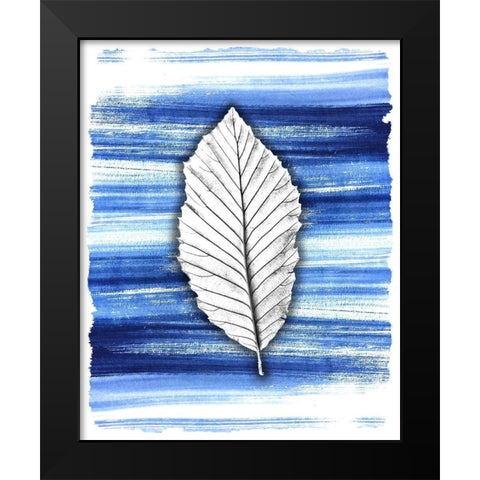 Brushstrokes 1 Black Modern Wood Framed Art Print by Allen, Kimberly