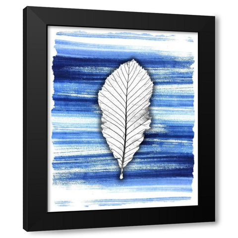 Brushstrokes 2 Black Modern Wood Framed Art Print by Allen, Kimberly