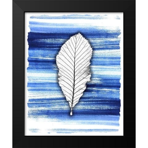 Brushstrokes 2 Black Modern Wood Framed Art Print by Allen, Kimberly
