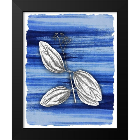 Brushstrokes 4 Black Modern Wood Framed Art Print by Allen, Kimberly