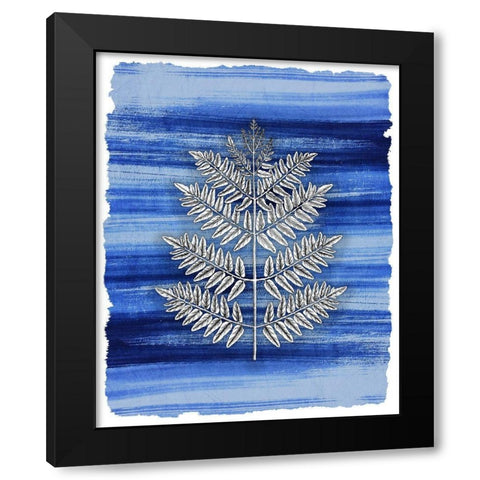 Brushstrokes 5 Black Modern Wood Framed Art Print by Allen, Kimberly