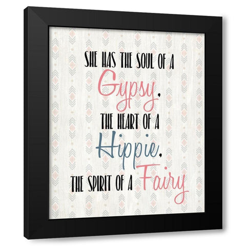 Wild Dream Free 4 Black Modern Wood Framed Art Print by Kimberly, Allen