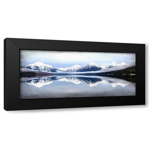 Mountainside Reflection Black Modern Wood Framed Art Print with Double Matting by Allen, Kimberly