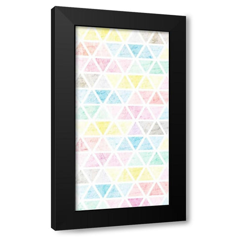 Shades of Spring 1 Black Modern Wood Framed Art Print with Double Matting by Allen, Kimberly
