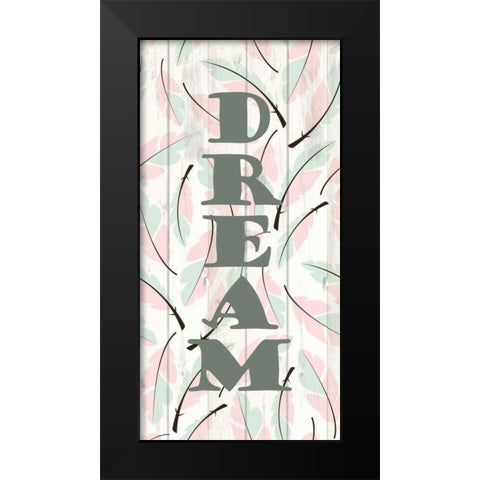 Feathered 3 Black Modern Wood Framed Art Print by Allen, Kimberly
