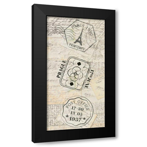 My Travels 2 Black Modern Wood Framed Art Print with Double Matting by Allen, Kimberly