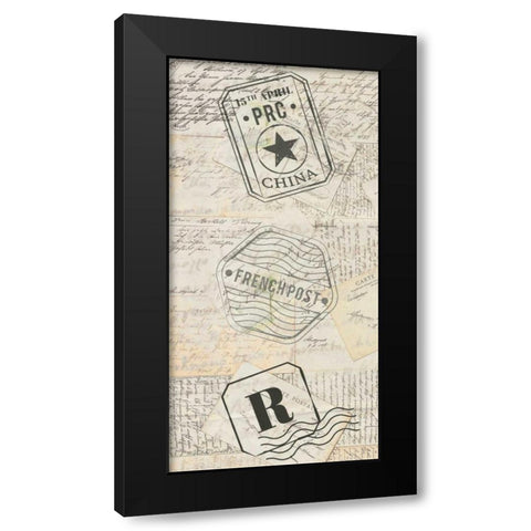 My Travels 3 Black Modern Wood Framed Art Print with Double Matting by Allen, Kimberly