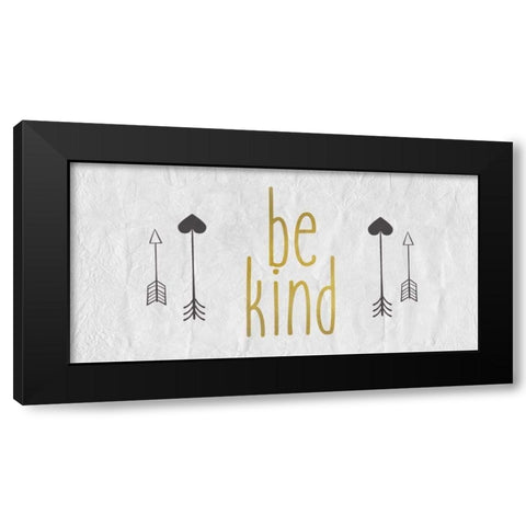Be Brave 2 Black Modern Wood Framed Art Print with Double Matting by Allen, Kimberly