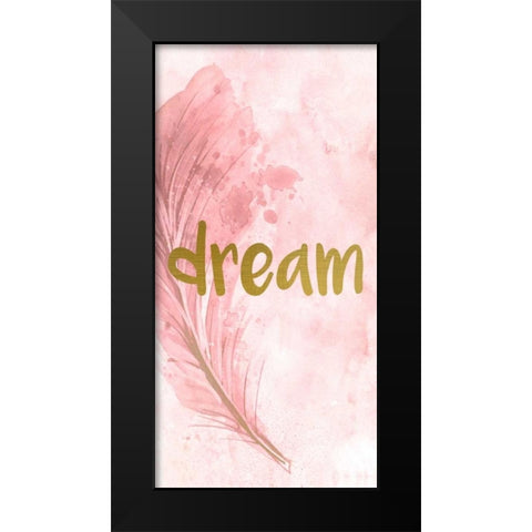 Dream Feathered  Black Modern Wood Framed Art Print by Allen, Kimberly