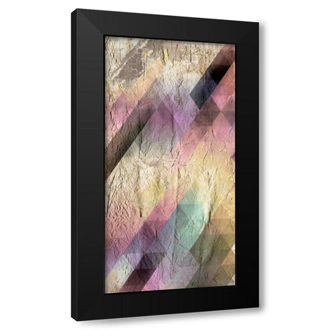 Color Code 1a Black Modern Wood Framed Art Print by Allen, Kimberly