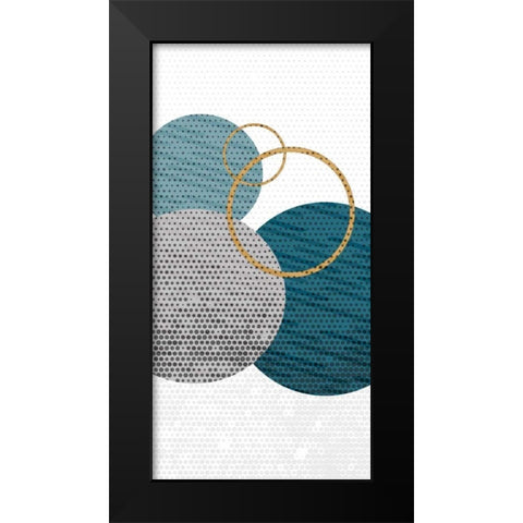 Circle Time A Black Modern Wood Framed Art Print by Allen, Kimberly