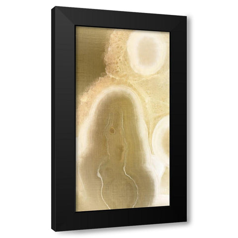 Golden Touch 1 Black Modern Wood Framed Art Print by Kimberly, Allen