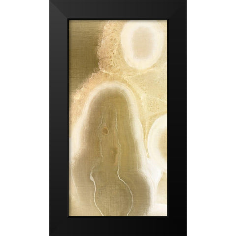 Golden Touch 1 Black Modern Wood Framed Art Print by Kimberly, Allen