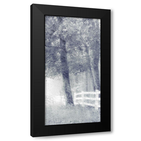 Fenceline Black Modern Wood Framed Art Print with Double Matting by Kimberly, Allen